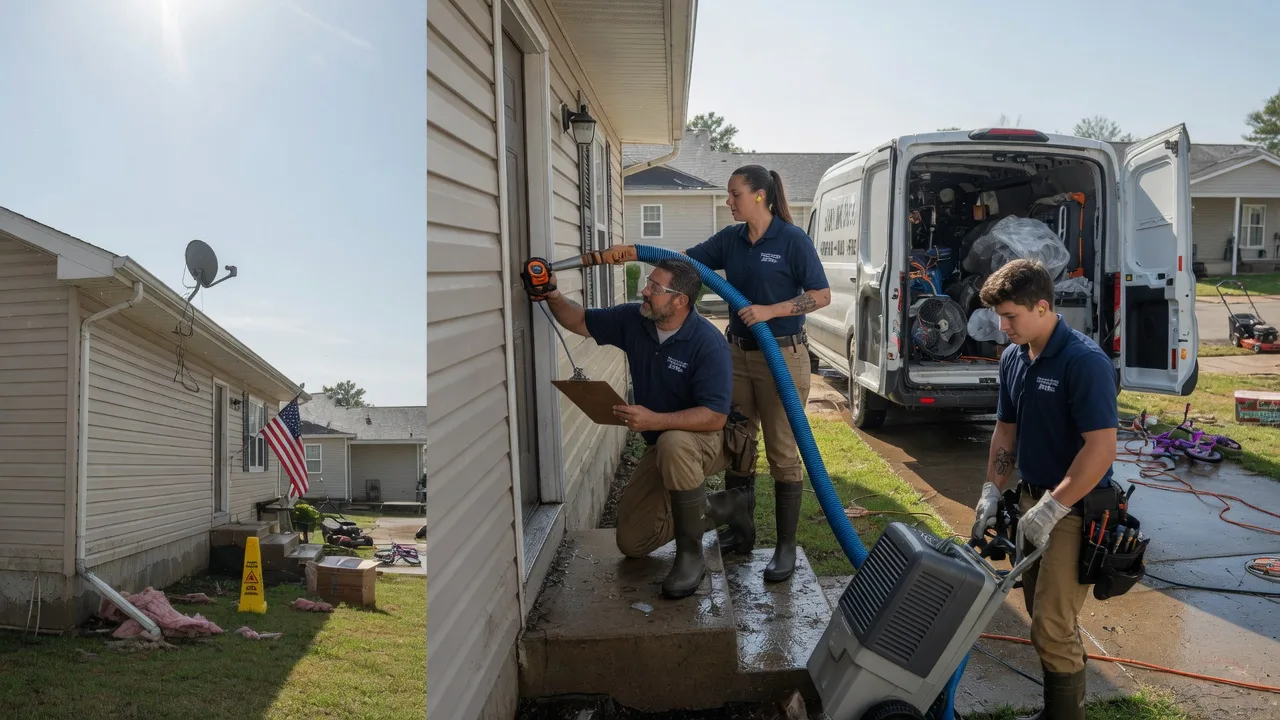 Ceiling Water Damage Restoration in Chamberlain, SD near me